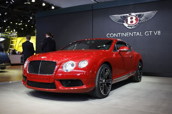 Bentley Continental GT V8 показали в Детройте