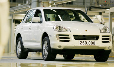 Porsche выпустили 250-тысячный Cayenne