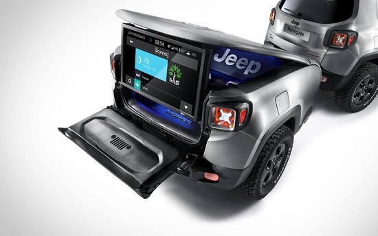 Jeep оснастил Renegade мультимедийным прицепом