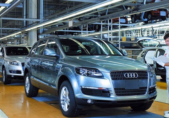 Audi сняла с конвейера в Калуге три свои модели