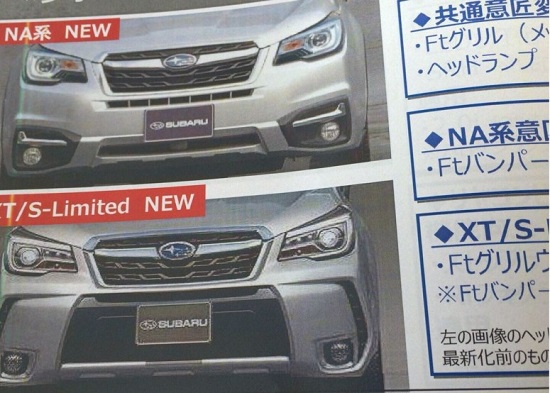 Обновленные Subaru Forester и XV: первые фото