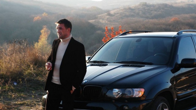 Владимир и BMW X5 на съемках "Бумера"