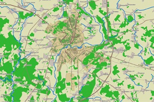 Карта Беларуси для навигации  АВТОСПУТНИК: не только автодороги