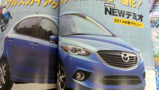 Первые неофициальные фото новой Mazda2
