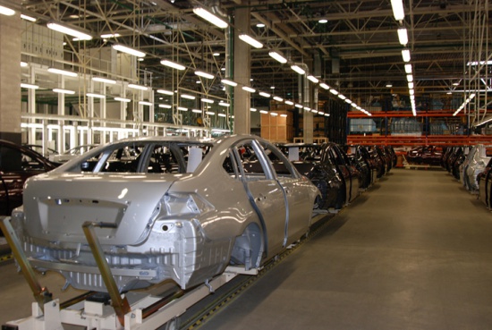 Завод Nissan в Каменке изнутри