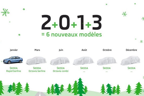 Skoda представит 6 новых моделей в 2013 году
