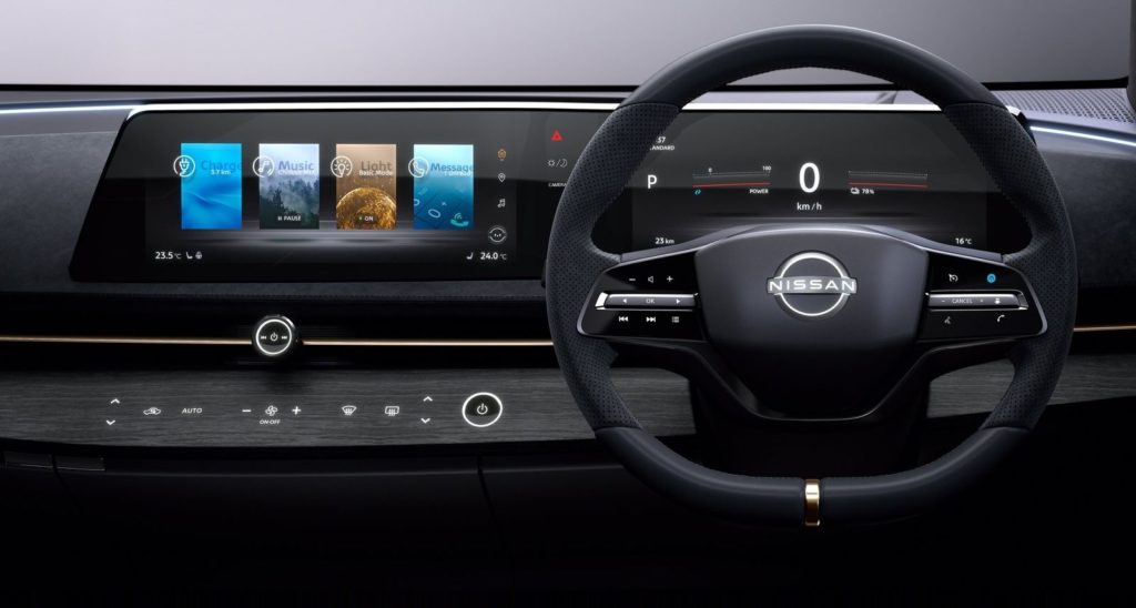 Компания Nissan видит перспективу в модифицированных, но горизонтальных экранах
