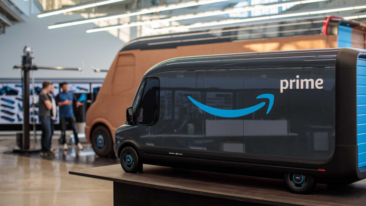 Amazon анонсировал электрический фургон для сервиса доставки