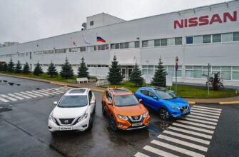 Компания Nissan произвела 450 000 автомобилей в РФ