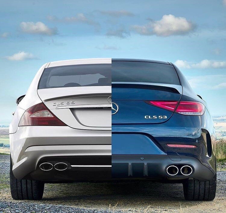 Визуальное сравнение поколений Mercedes-Benz