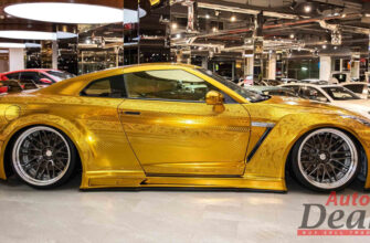 В Дубае на продажу выставили «золотой» Nissan GT-R за 32 млн рублей