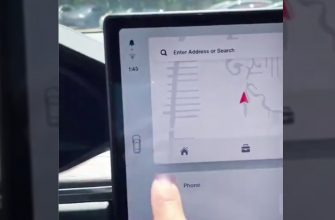 В сети показали как у Tesla переключаются передачи на сенсорном экране