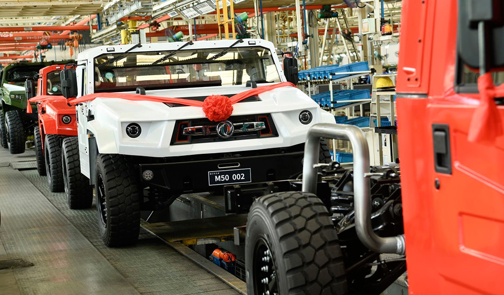 В Китае началось производство конкурента Hummer от DongFeng