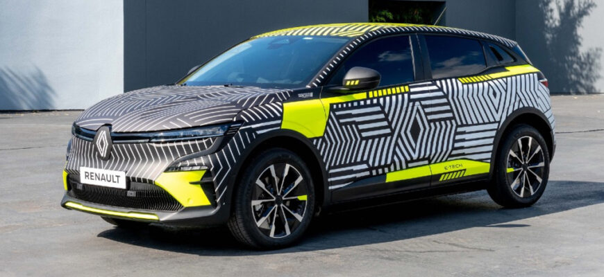 Renault показал электрокроссовер Megane E-Tech