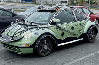 В Канаде сфотографировали очень странный Volkswagen Beetle