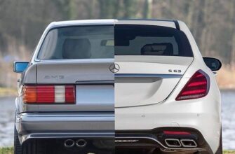 Визуальное сравнение поколений Mercedes-Benz