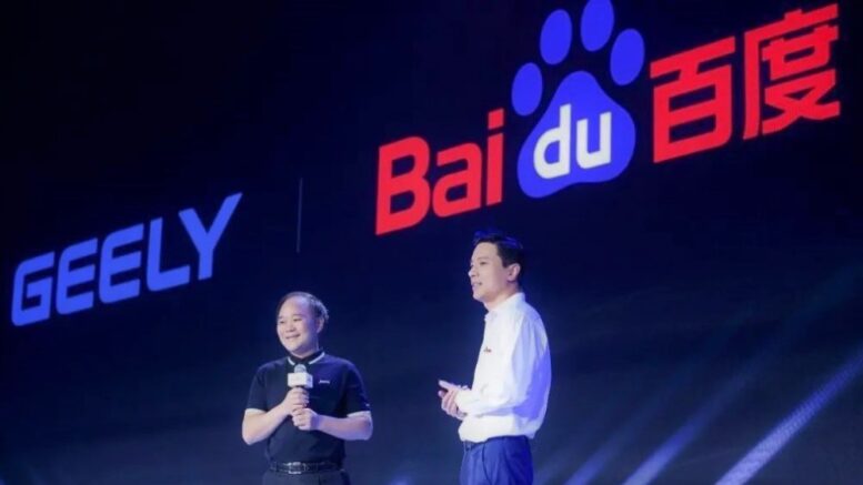 Руководство Baidu отмечает, что в связи с активным развитием электрического транспорта Китай уже стал одним из ключевых рынков