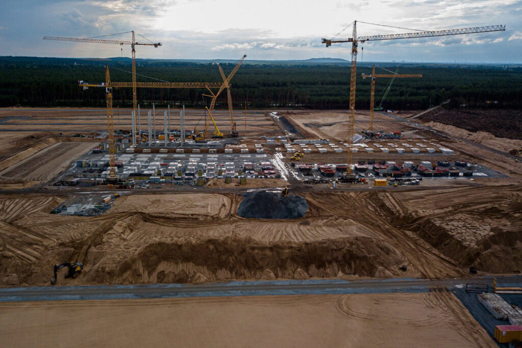 Строительство завода Tesla в Германии